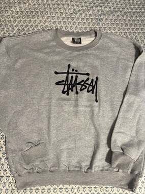 Y2K Stussy Big Logo Sweatshirt Stüssy